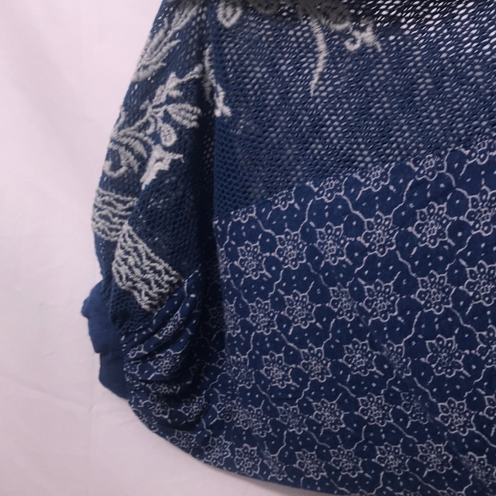 Free People navy knit tunic top, S NWT - Picture 5 of 11